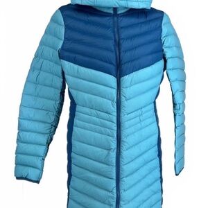 Blue Land's End Puffer Coat